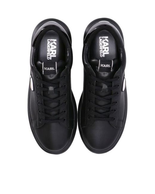 Karl Lagerfeld Black Ikonik Nft Kapri Lace-Up Sneakers for men