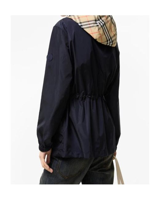Burberry Blue Short Blackpool Parka