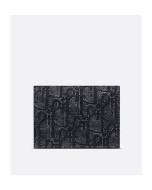 Dior Black Business Card Holder for men