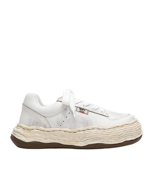 Maison Mihara Yasuhiro White Oliver Sculpted-Sole Sneakers for men
