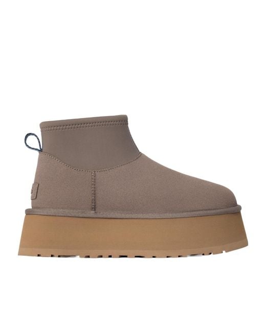 Ugg Brown Classic Mini Dipper Boots