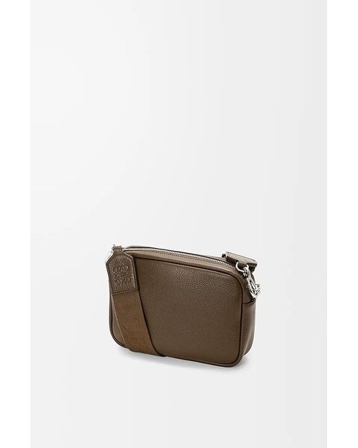 Loewe Brown Small Pebble Messenger Bag for men