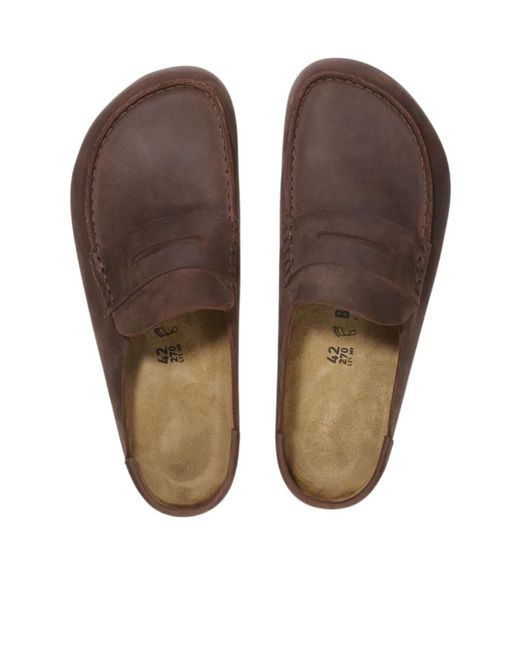 Birkenstock Brown Naples 2.0 Slip-On Loafers for men