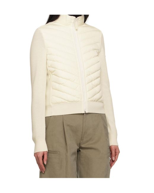Canada Goose White Logo Patch Zip-Up Padded Jacket