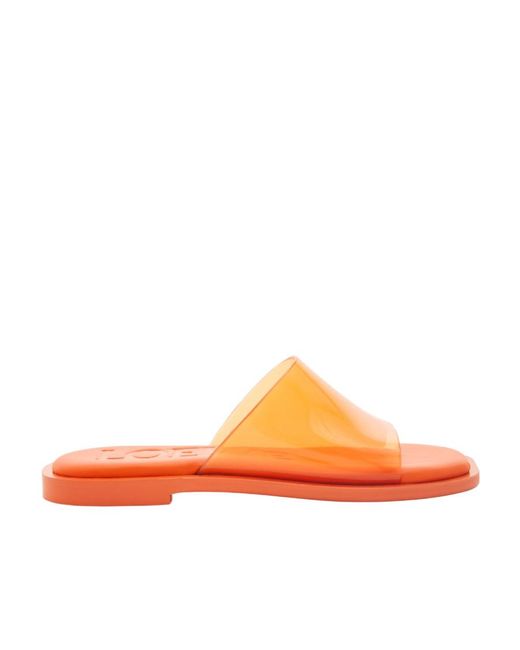 Loewe Orange Petal Slide