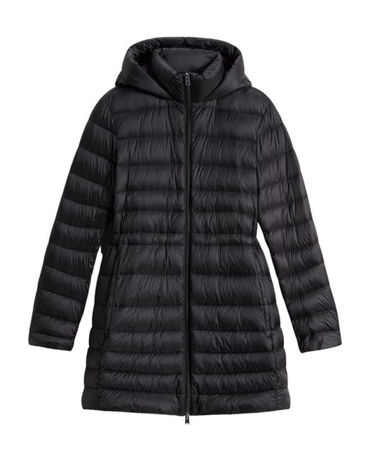 Woolrich Black Ramar Straight Hem Parka