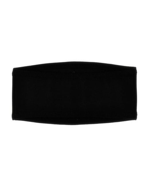 Max Mara Black Wiped Chest Vest