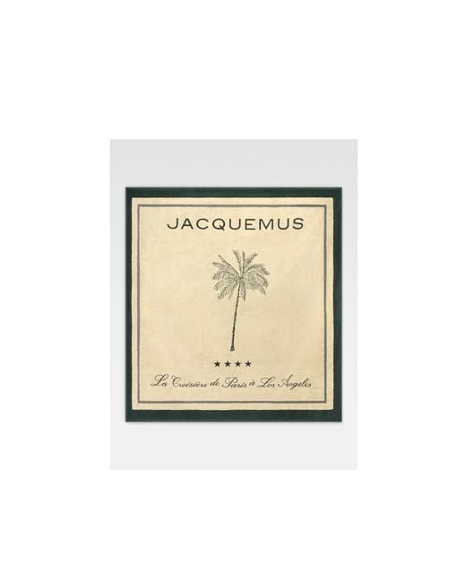 Jacquemus White The Croisière Beach Towel