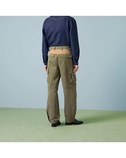 Gucci Green Cargo Pant for men