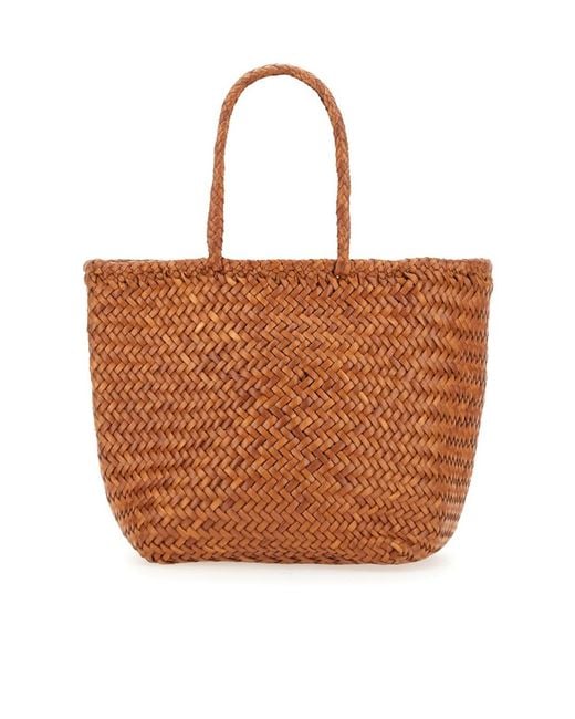 Dragon Diffusion Brown Grace Small Basket Bag