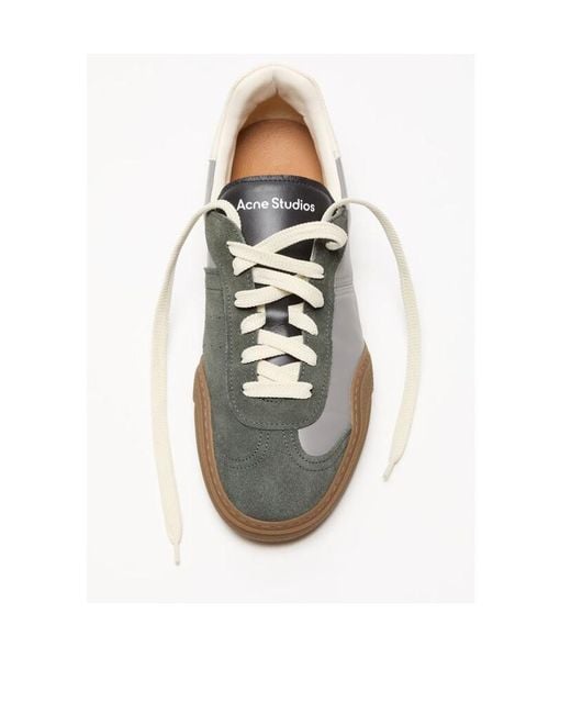 Acne Gray Lace-Up Seakers for men