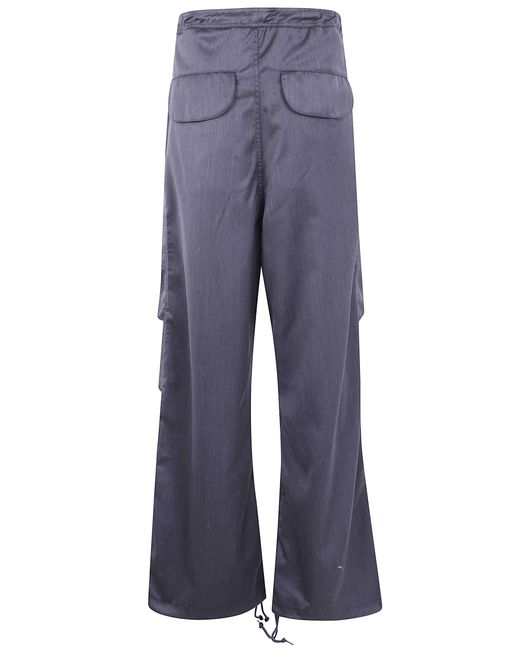Entire studios Blue Drawstring Cargo-Pocket Trousers