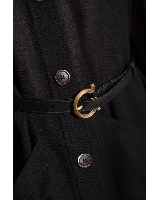 Ferragamo Black Long-Sleeved Shirt