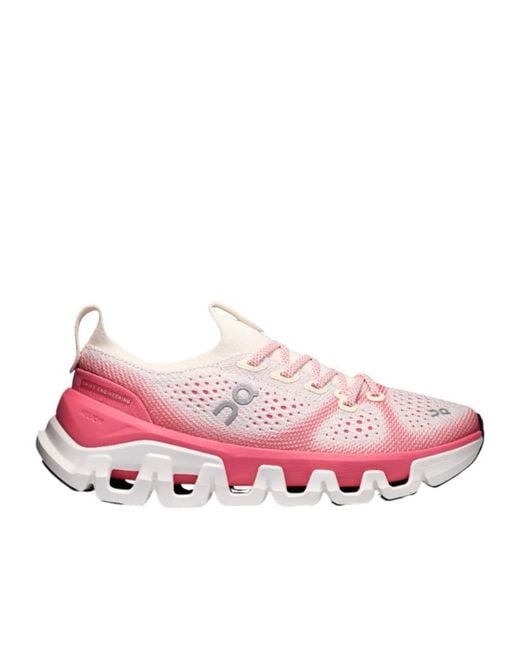 On Shoes Pink Cloud X Tempo