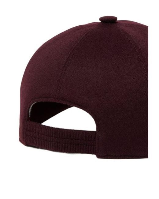Loro Piana Brown Baseball Cap for men