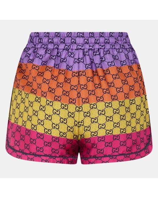 Gucci Purple Simple And Elegant Shorts