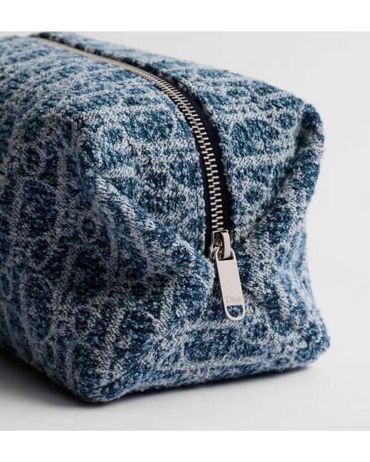 Dior Blue Iviera Large Travel Venus Pouch