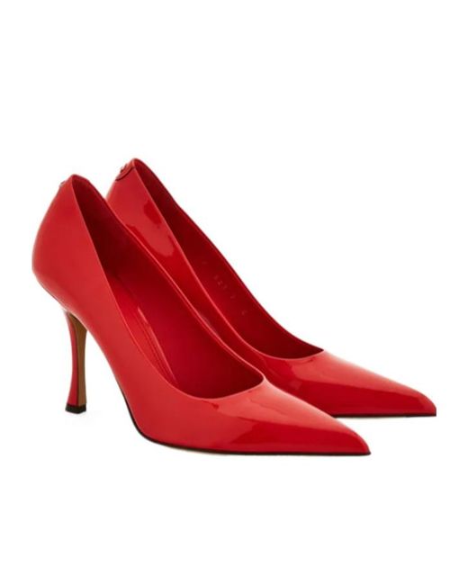 Ferragamo Red Ferragamo Pointed Toe Pumps