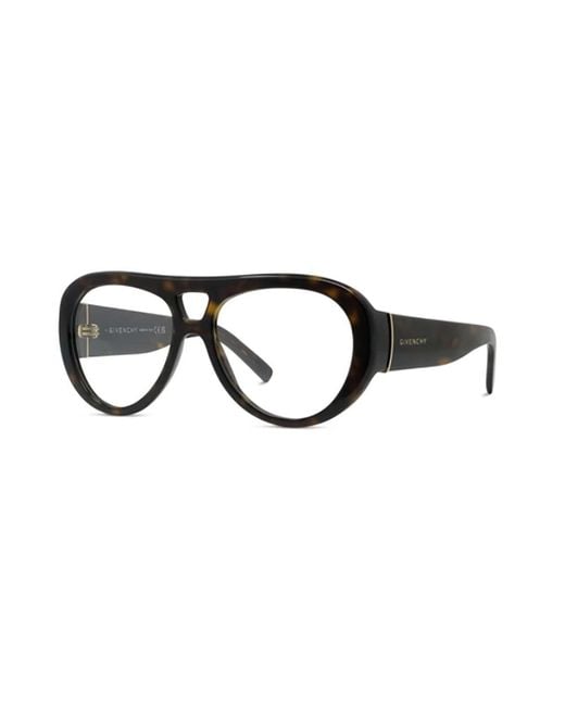 Givenchy White Eyewear Pilot Frame Glasses
