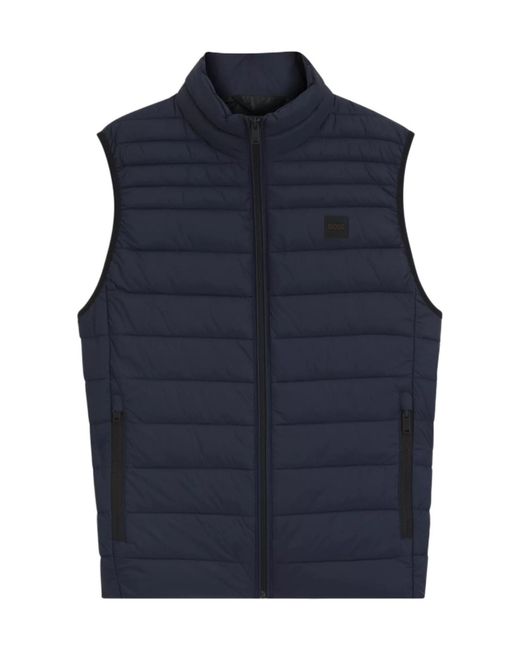 Boss Blue Padded Lightweight Gilet for men