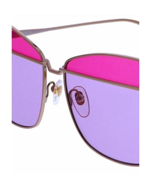 MCM Purple Square Sunglasses