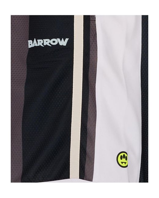Barrow Black Mesh Basketball Shorts for men