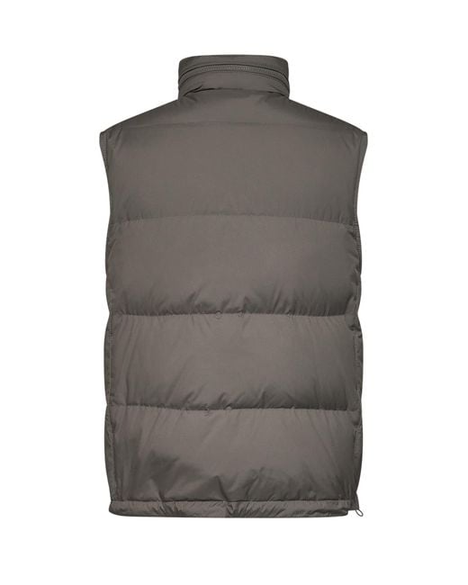 Brunello Cucinelli Brown Padded Zip-Up Gilet for men