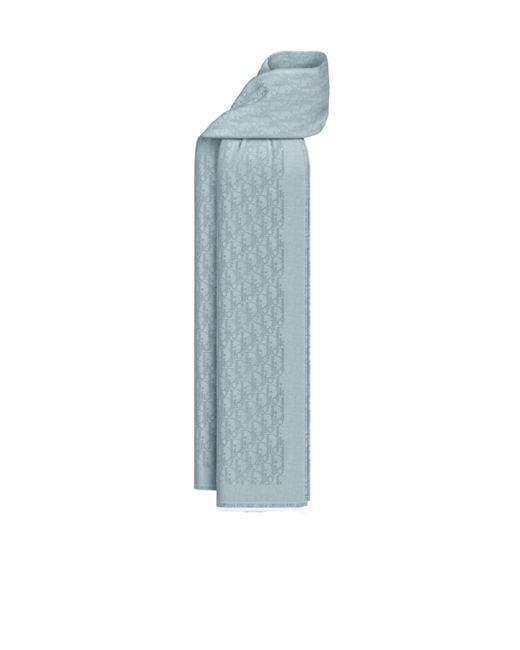 Dior Blue Oblique Stole for men