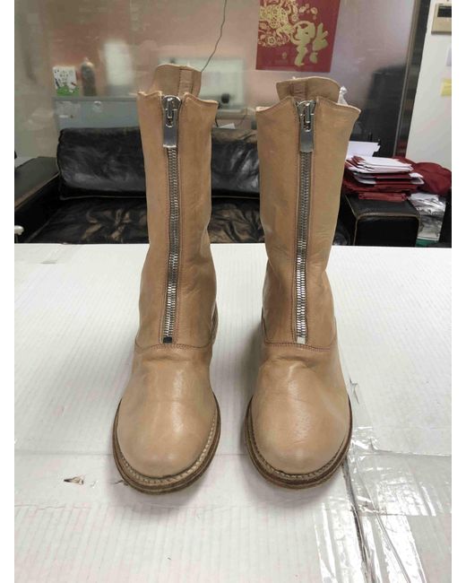 Guidi Brown 310 Front Zipper Boots