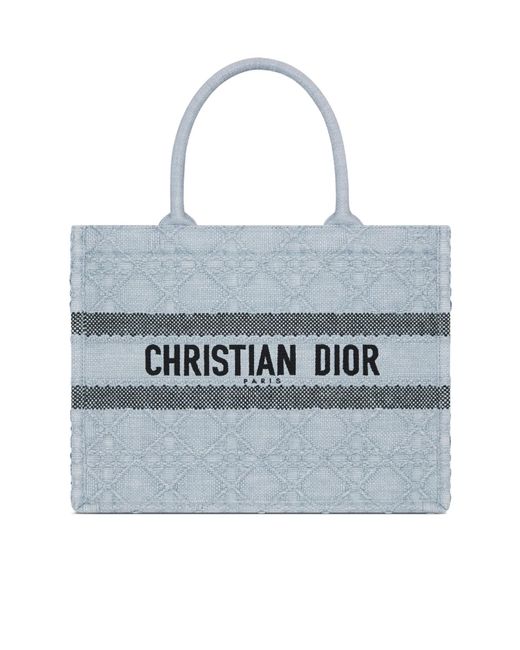 Dior Gray Medium Book Tote