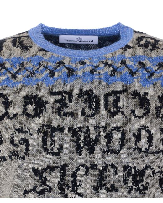 Vivienne Westwood Blue Lili Jumper for men