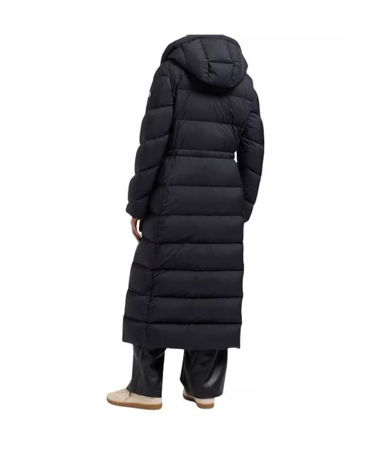Moose Knuckles Black Belle Long Puffer Coat