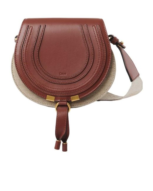 Chloé Brown Chloé Marcie Small Shoulder Bag