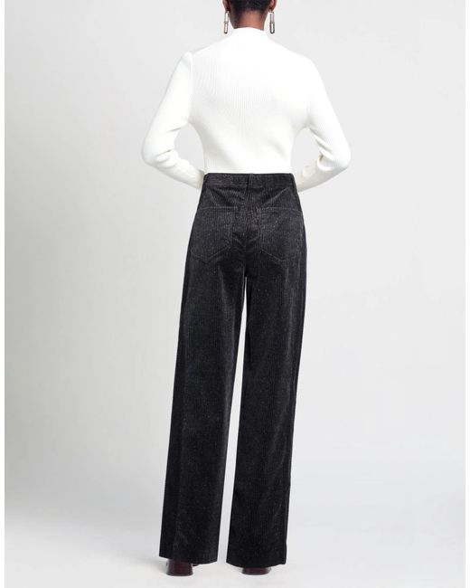 Tory Burch Blue Loose Corduroy Pants