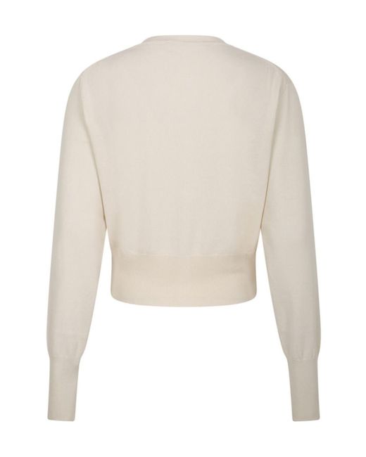 Vivienne Westwood Natural Bea Cropped Cardigan
