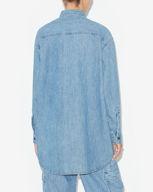 Isabel Marant Blue Verane Shirt