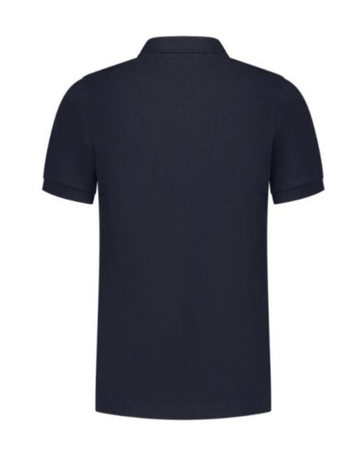 Stone Island Blue Short-Sleeved Polo Shirt