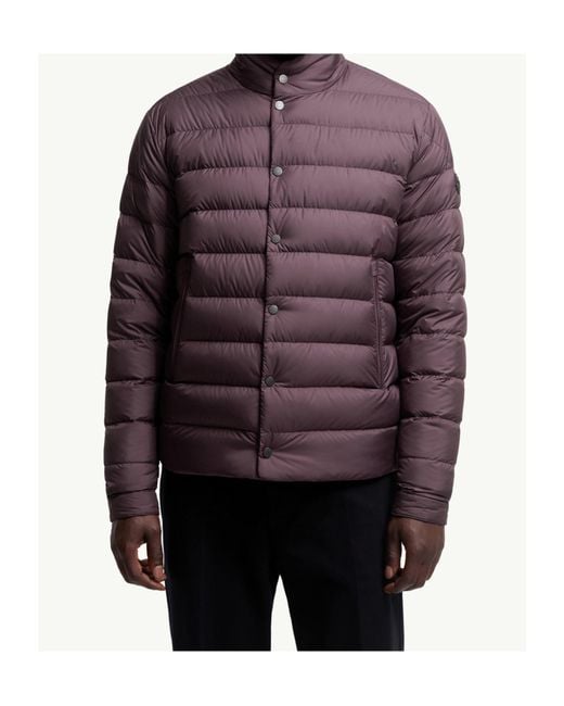 Moncler Purple Lyco Short Down Jacket for men