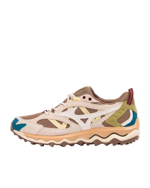 Mizuno Pink Lace-Up Sneakers for men