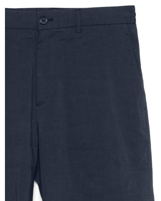 Theory Blue Curtis Shorts for men