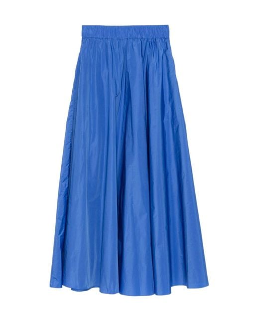 P.A.R.O.S.H. Blue Elasticated Waist Skirt