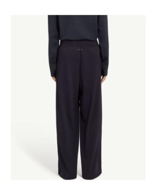 MM6 MAISON MARGIELA X SALOMON Blue Drawstring-Cuff Logo-Print Trousers for men
