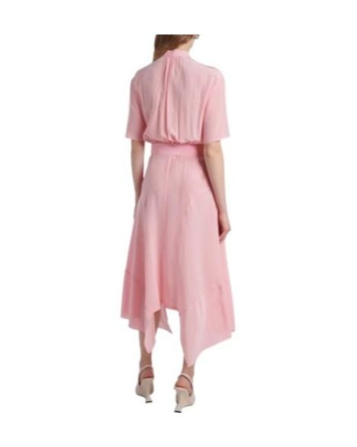 Stella McCartney Pink Iconic Midi Dress