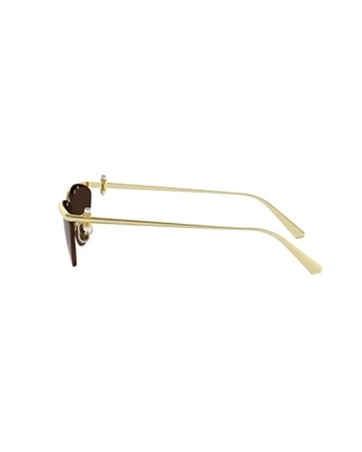 Dior White Eyewear Cat-Eye Frame Sunglasses