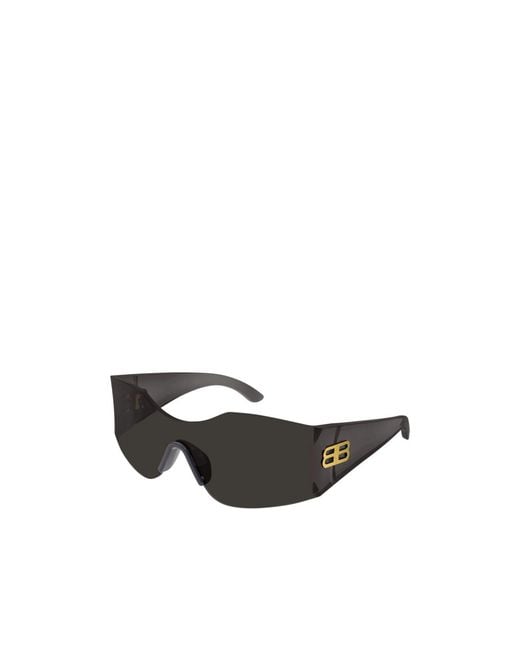 Balenciaga Black Eyewear Geometric Frame Sunglasses for men