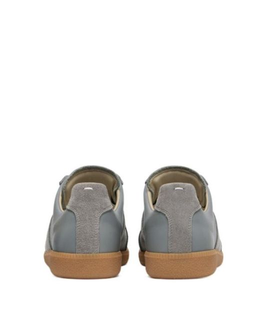 Maison Margiela Gray Replica Lace-Up Sneakers
