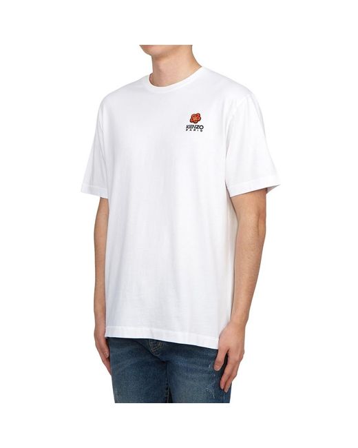 KENZO White Short-Sleeved T-Shirt for men