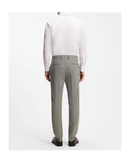 Boss Gray Belt Loop Casual Pants for men