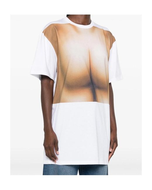 Jean Paul Gaultier White Short-Sleeved T-Shirt