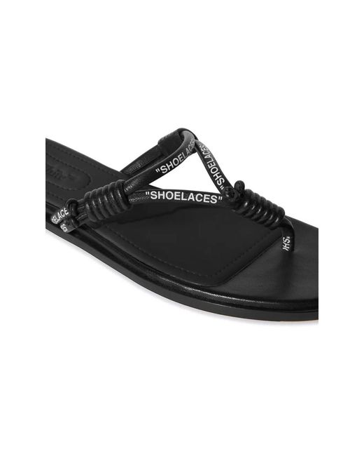 Off-White c/o Virgil Abloh Black Sholace Sandals